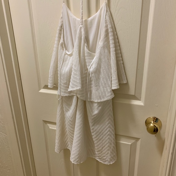 White Ruffled Dress - Picture 2 of 4